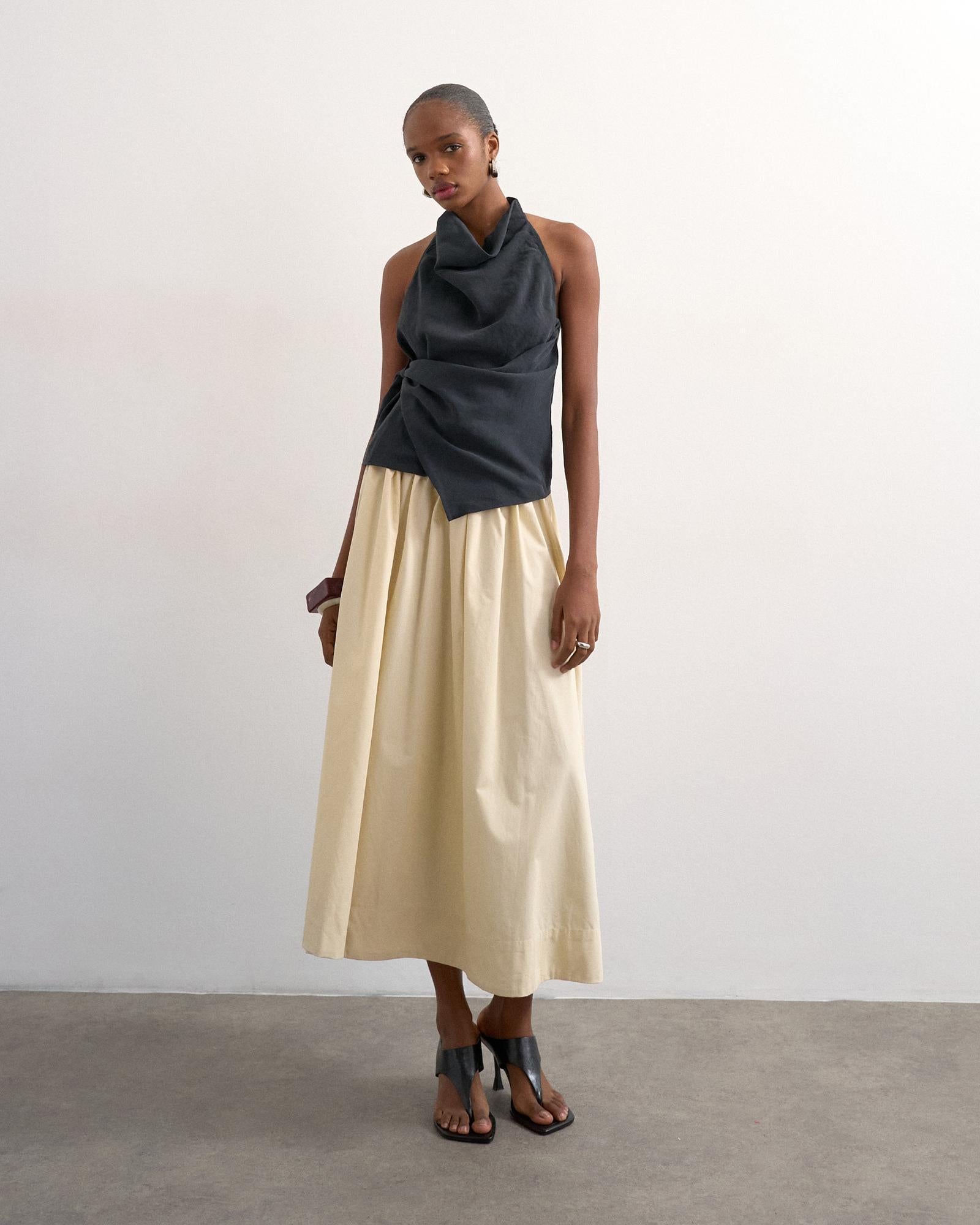 TSSALLY MIDI SKIRT